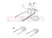 SUZUKI GS125 / GS125E / GS125ES Z (1982) 46 - SEAT TAIL COVER