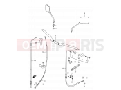 SUZUKI GS125 / GS125E / GS125ES Z (1982) 57A - HANDLEBAR - FRONT CABLE (GS125UR)