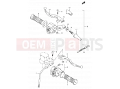 SUZUKI GS125 / GS125E / GS125ES Z (1982) 58 - HANDLE SWITCH (GS125ESE/EZ/ESD/ESF)