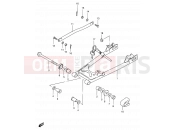 SUZUKI GS125 / GS125E / GS125ES Z (1982) 65 - REAR SWINGING ARM (E15,E17)