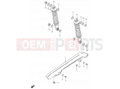 SUZUKI GS125 / GS125E / GS125ES Z (1982) 66 - CHAIN CASE - SHOCK ABSORBER