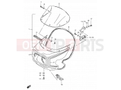 SUZUKI GS125 / GS125E / GS125ES Z (1982) 71 - COWLING (GS125ESD)