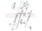 SUZUKI GS125 / GS125E / GS125ES Z (1982) 51 - FRONT FORK (GS125EZ E17)