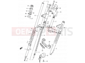 SUZUKI GS125 / GS125E / GS125ES Z (1982) 52 - FRONT FORK (GS125Z/D)