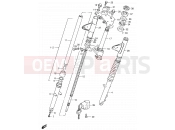 SUZUKI GS125 / GS125E / GS125ES Z (1982) 52B - FRONT FORK (GS125SR/ESR P37 1996.12%)