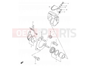 SUZUKI GS125 / GS125E / GS125ES Z (1982) 60 - FRONT CALIPERS (MODEL Z)