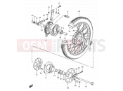 SUZUKI GS125 / GS125E / GS125ES Z (1982) 69 - REAR WHEEL (GS125Z/D)