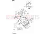 SUZUKI GS125SU Y (2000) 1 - CYLINDER HEAD