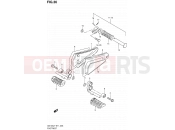 SUZUKI GS125SU Y (2000) 36 - FOOTREST