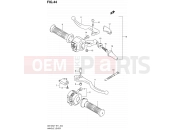 SUZUKI GS125SU Y (2000) 44 - HANDLE LEVER