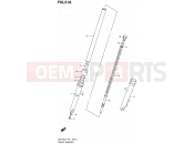 SUZUKI GS125SU Y (2000) 51A - FRONT FORK DAMPER (GS125SUY/SUK1 P91)