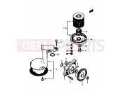 SUZUKI GS400 N (1992) 15 - OIL PUMP