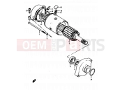 SUZUKI GS400 N (1992) 20 - STARTING MOTOR