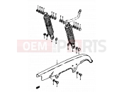 SUZUKI GS400 N (1992) 54 - CHAIN CASE-SHOCK ABSORBER