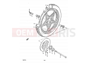 SUZUKI GS425 N (1992) 40 - FRONT WHEEL (GS425EN)