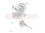 SUZUKI GS450 T (1996) 56 - FRONT WHEEL (GS450T)