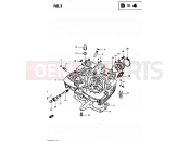 SUZUKI GS425E N (1982) 3 - CYLINDER HEAD