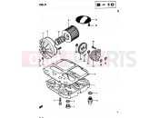 SUZUKI GS425E N (1982) 9 - FILTER - OIL PUMP