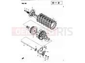 SUZUKI GS425E N (1982) 20 - CLUTCH