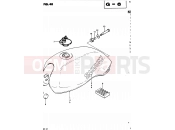SUZUKI GS450S Z (1983) 48 - FUEL TANK (MODEL Z)