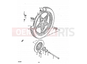SUZUKI GS450E T (1996) 55 - FRORT WHEEL (GS450ET)