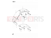 SUZUKI GS450L T (1996) 71 - REAR FENDER