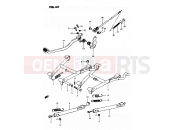 SUZUKI GS450E Z (1982) 42 - STAND - REAR BRAKE
