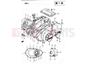 SUZUKI GS450L Z (1982) 7 - CRANKCASE COVER (MODEL Z)