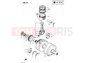 SUZUKI GS450L Z (1982) 10 - CRANKSHAFT