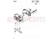 SUZUKI GS450L Z (1982) 42 - REAR COMBINATION LAMP (E39)