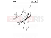 SUZUKI GS450L Z (1982) 55 - SEAT TAIL COVER (GS450SD E06, E15, E24, E34)