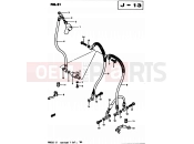 SUZUKI GS450L Z (1982) 81 - FRONT BRAKE HOSE (E34)