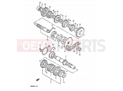 SUZUKI GS450S / GS450E  / GS450EU  / GS450SU J (1988) 16 - TRANSMISSION