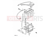 SUZUKI GS450S / GS450E  / GS450EU  / GS450SU J (1988) 21 - BATTERY
