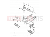 SUZUKI GS450S / GS450E  / GS450EU  / GS450SU J (1988) 33 - FOOTREST