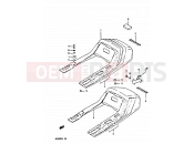 SUZUKI GS450S / GS450E  / GS450EU  / GS450SU J (1988) 41 - SEAT TAIL COVER (MODEL H/J)