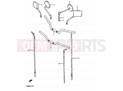 SUZUKI GS450S / GS450E  / GS450EU  / GS450SU J (1988) 54A - HANDLEBAR (MODEL J)