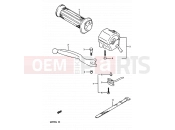 SUZUKI GS450S / GS450E  / GS450EU  / GS450SU J (1988) 55A - RIGHT HANDLE SWITCH (MODEL J)