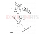 SUZUKI GS450S / GS450E  / GS450EU  / GS450SU J (1988) 56A - LEFT HANDLE SWITCH (MODEL J)
