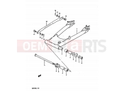 SUZUKI GS450S / GS450E  / GS450EU  / GS450SU J (1988) 62 - REAR SWINGING ARM