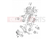 SUZUKI GS450S / GS450E  / GS450EU  / GS450SU J (1988) 50 - STEERING STEM