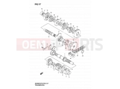 SUZUKI GS500 / GS500F K4 (2004) (P03,P28,P33) 17 - TRANSMISSION