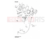 SUZUKI GS500 / GS500F K4 (2004) (P03,P28,P33) 24A - SPEEDOMETER - TACHOMETER (GS500K4/K5/K6 P28)