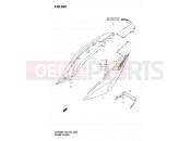 SUZUKI GS500 / GS500F K4 (2004) (P03,P28,P33) 36C - FRAME COVER (GS500K5 P28)