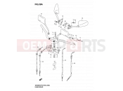 SUZUKI GS500 / GS500F K4 (2004) (P03,P28,P33) 39A - HANDLEBAR (MODEL K4/K5/K6)