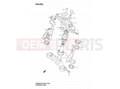 SUZUKI GS500 / GS500F K4 (2004) (P03,P28,P33) 45A - STEERING STEM (GS500K4/K5/K6 P28)