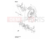 SUZUKI GS500 / GS500F K4 (2004) (P03,P28,P33) 51 - REAR WHEEL