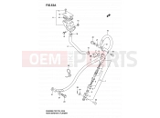 SUZUKI GS500 / GS500F K4 (2004) (P03,P28,P33) 53A - REAR MASTER CYLINDER (MODEL K4/K5/K6)