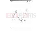 SUZUKI GS500E D (1983) 36 - FUEL TANK (MODEL D)