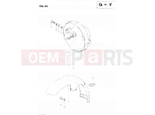 SUZUKI GS500E D (1983) 46 - HEADLAMP HOUSING - FRONT FENDER